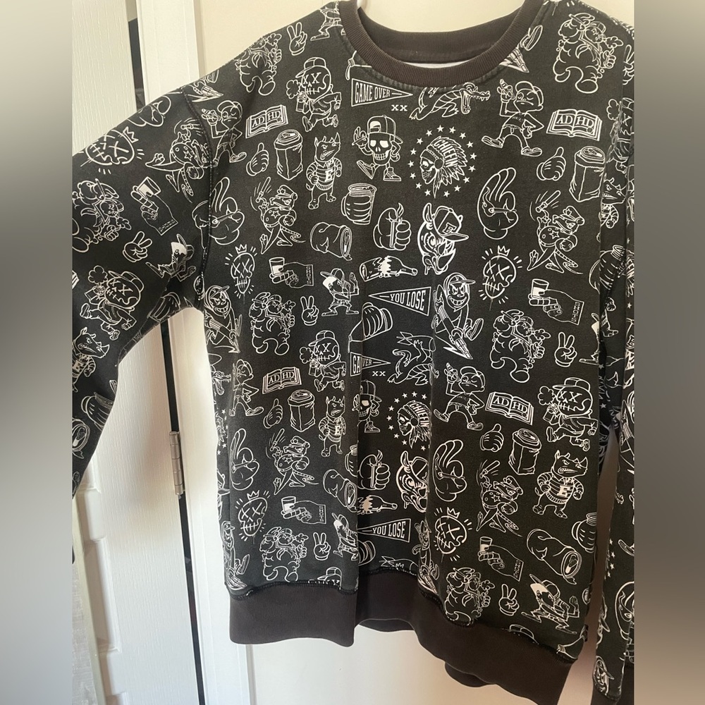 Ecko Unlimited Graffiti graphic sweatshirt XL - Picture 2 of 3